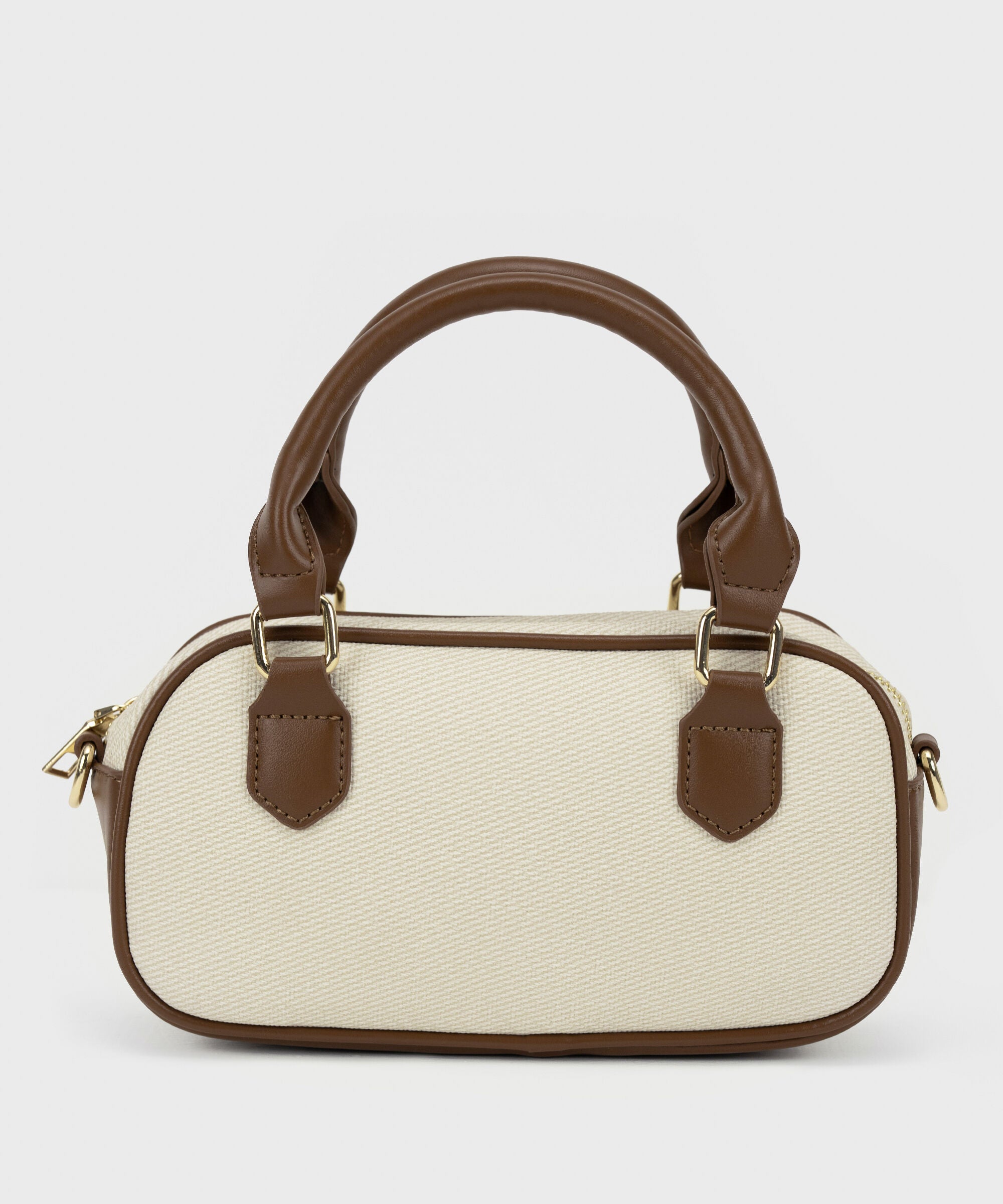 Two Tone Top Handle Bag