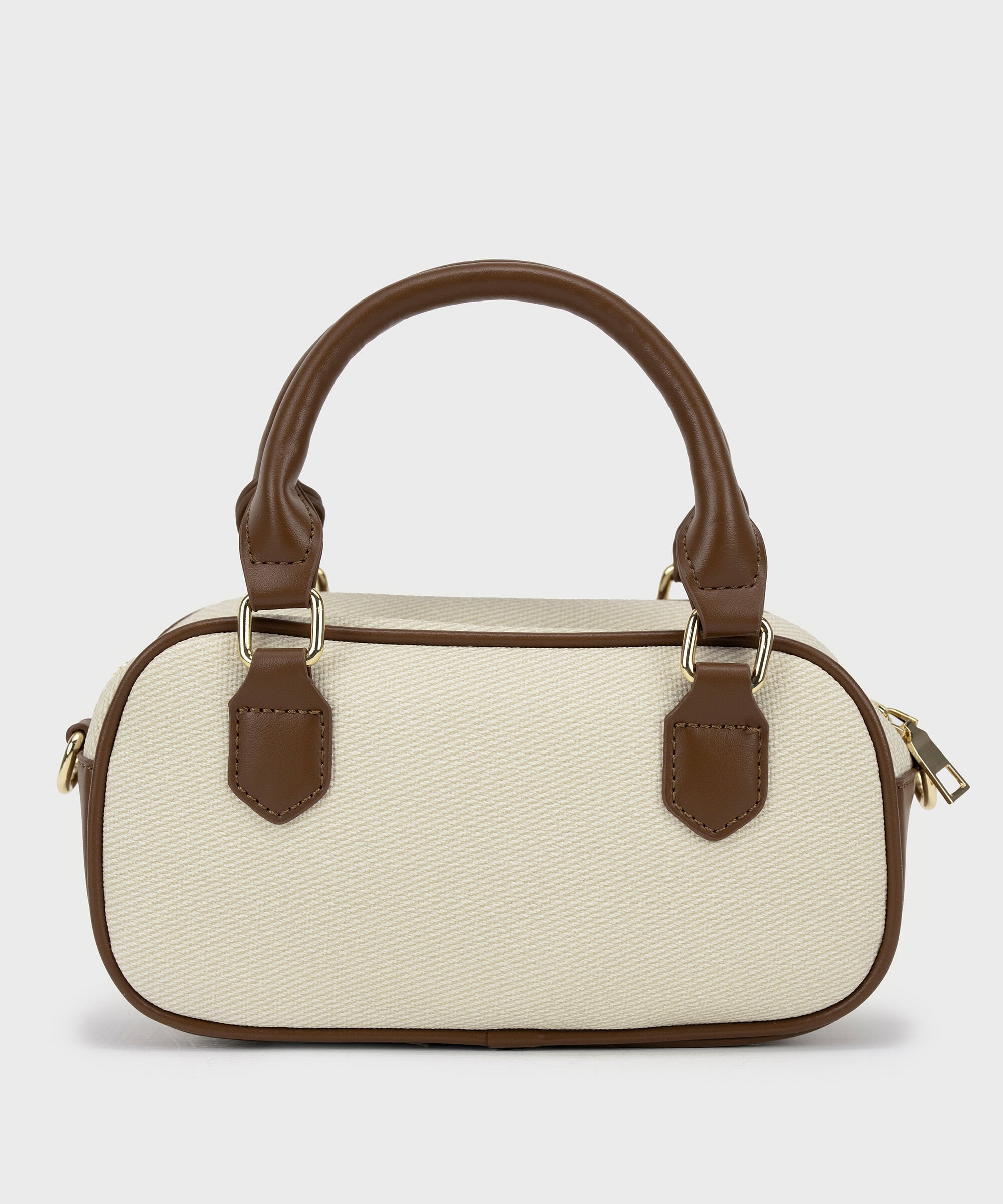 Two Tone Top Handle Bag