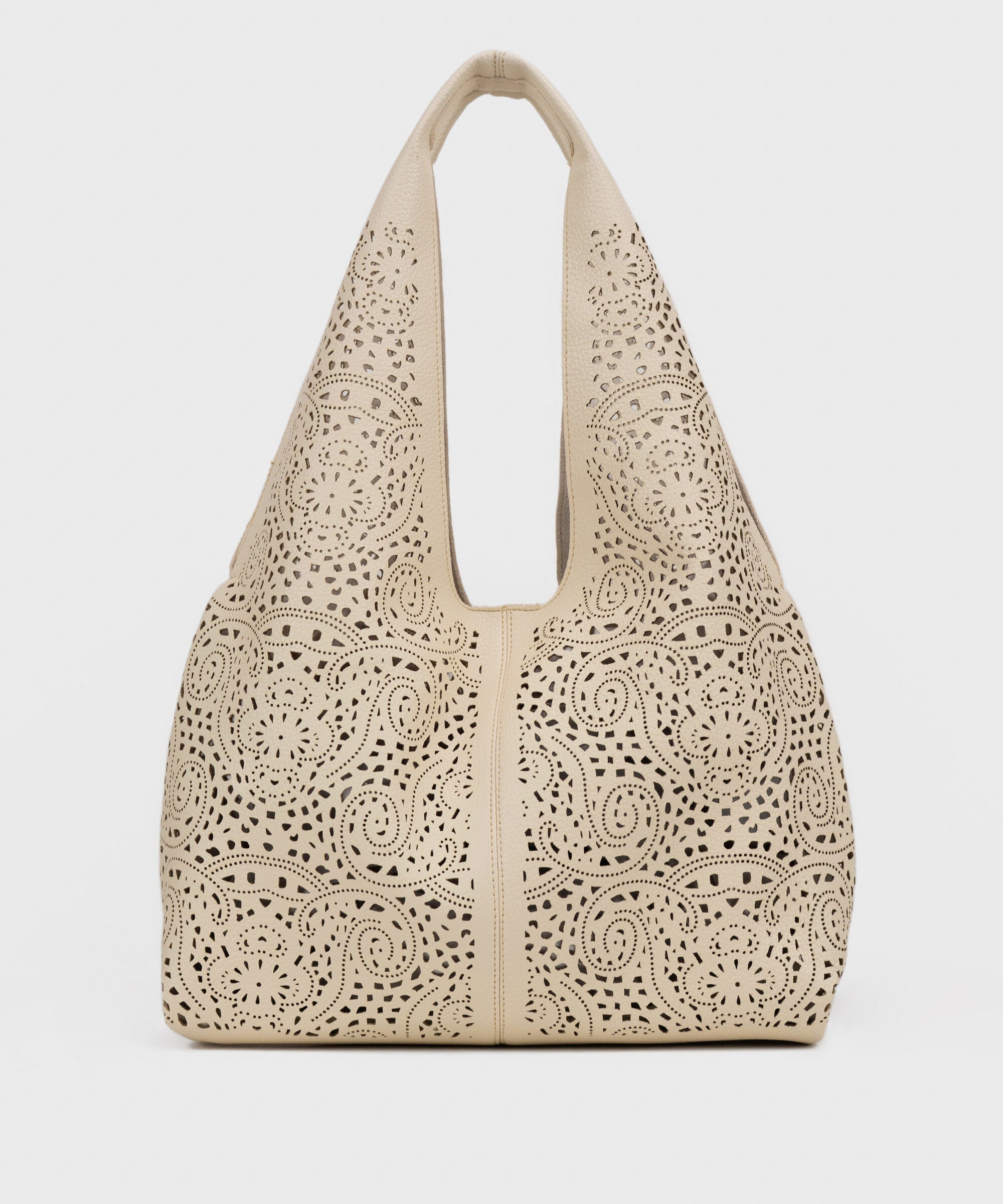 Beige Tote Bag