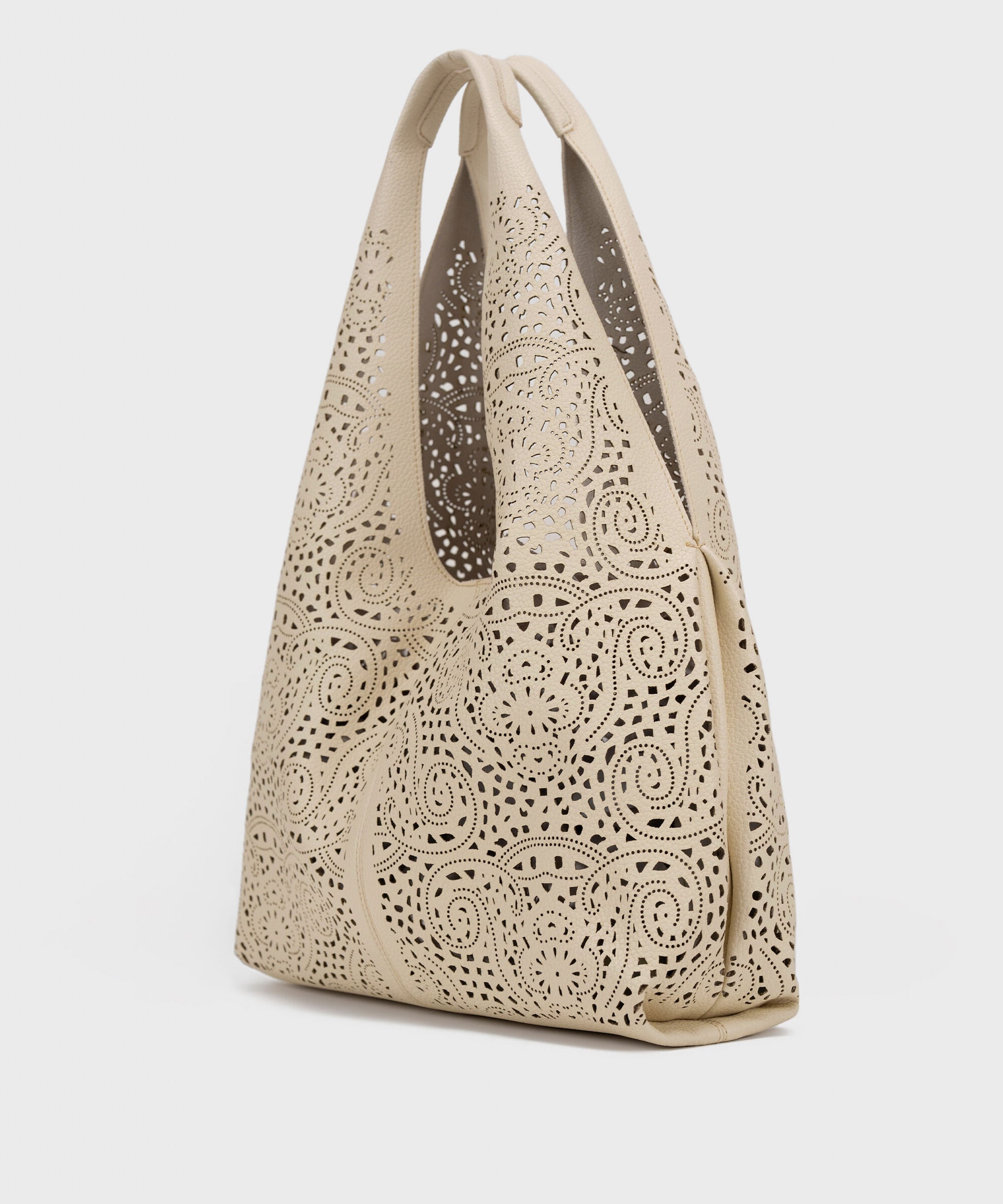 Beige Tote Bag