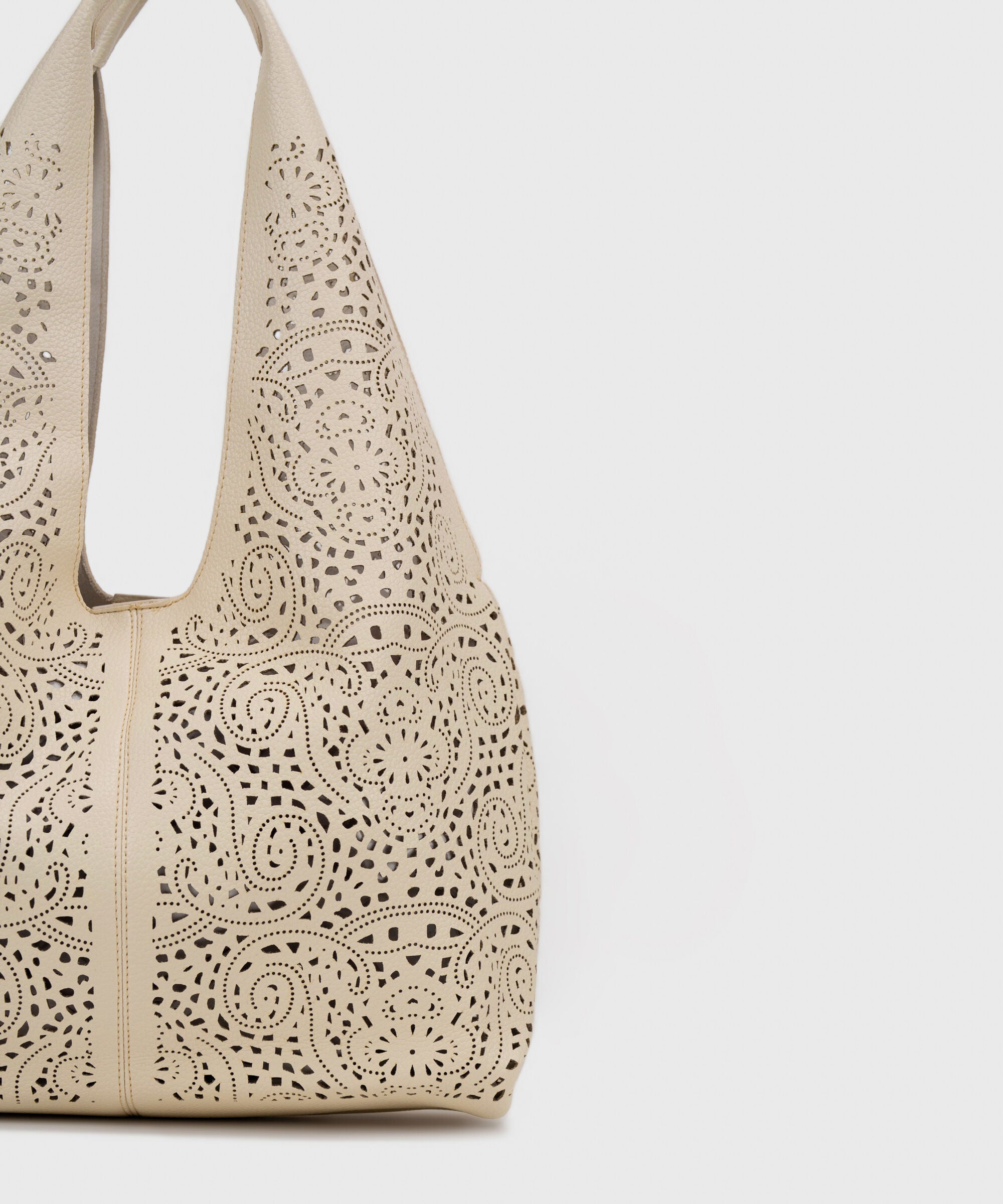 Beige Tote Bag