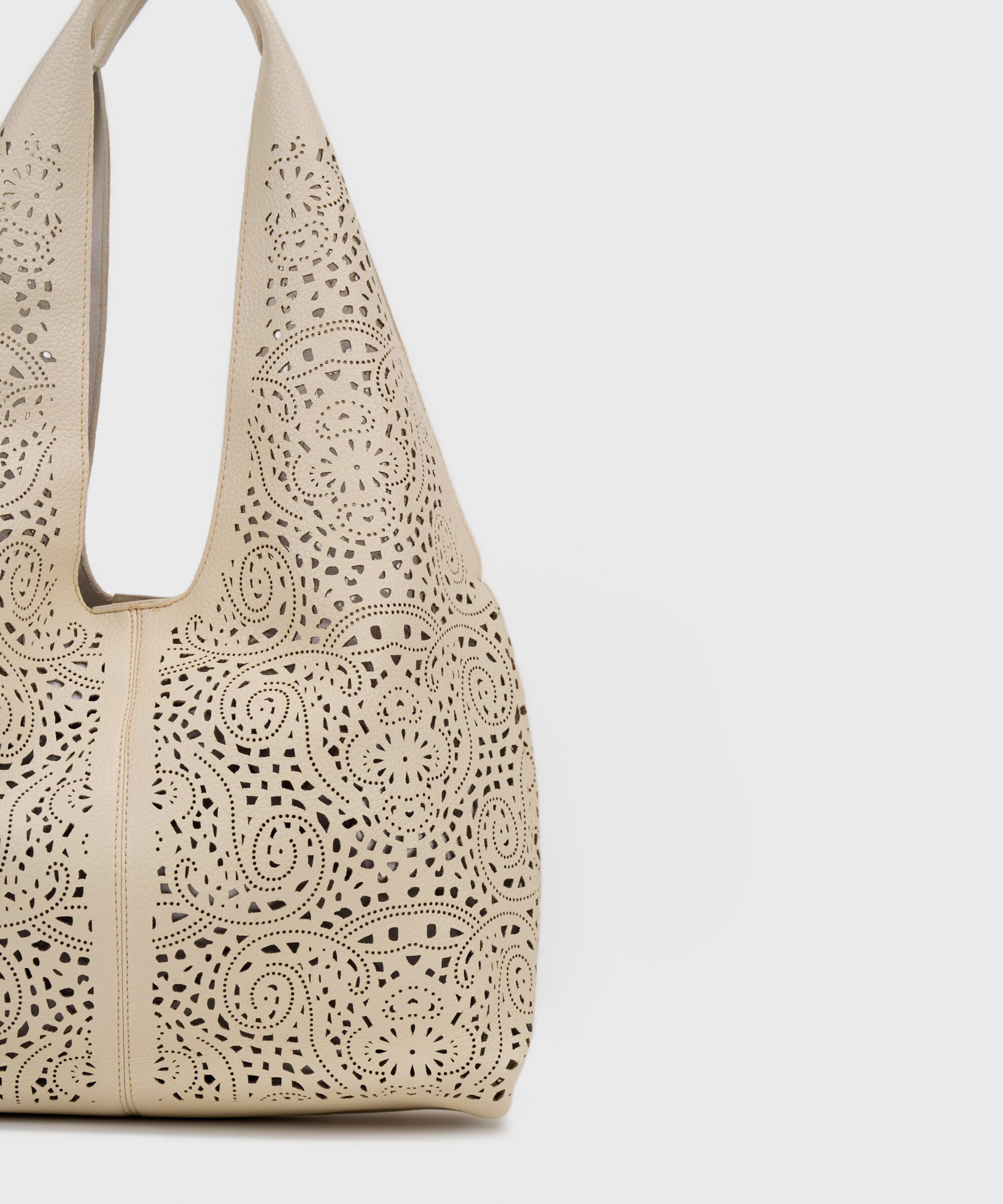 Beige Tote Bag