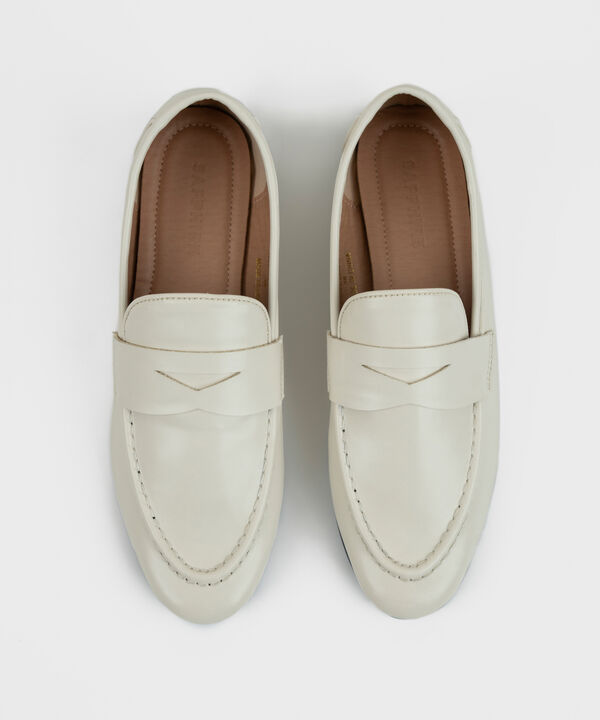 OFF WHITE PENNY LOAFERS