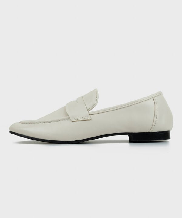 OFF WHITE PENNY LOAFERS