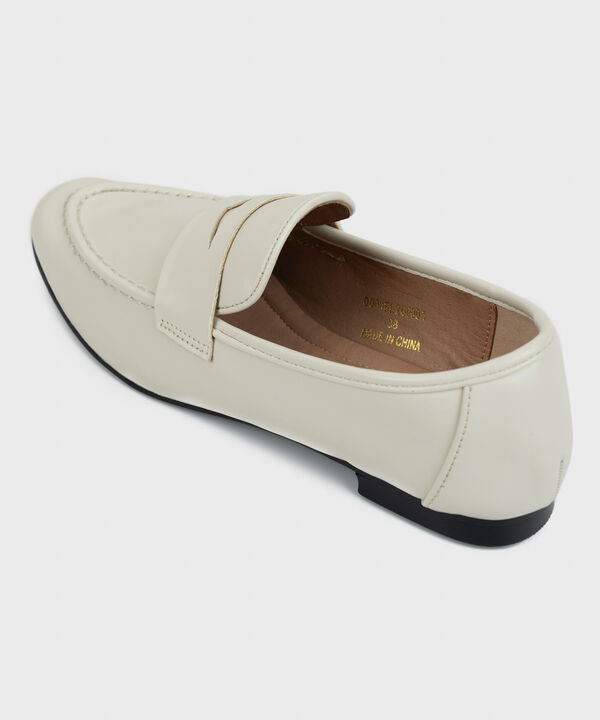 OFF WHITE PENNY LOAFERS