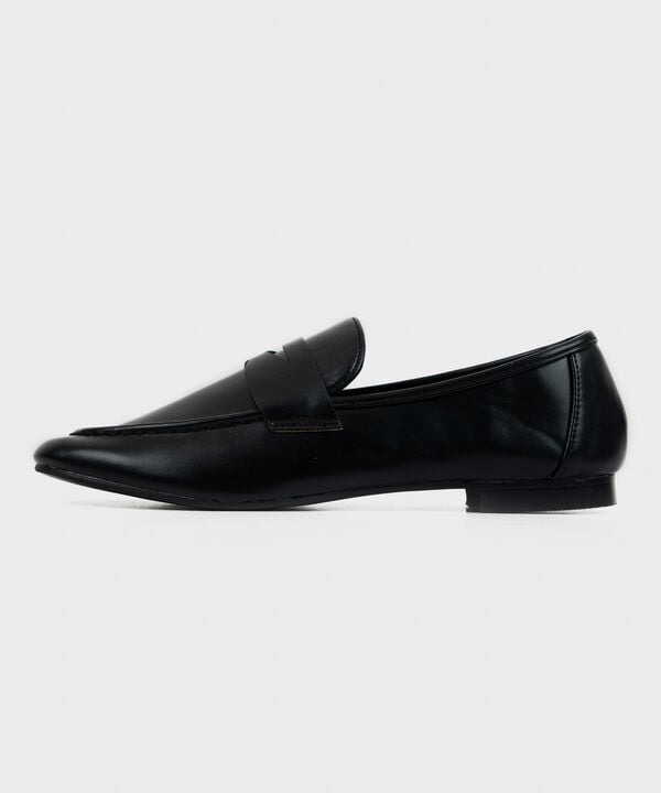 BLACK PENNY LOAFERS