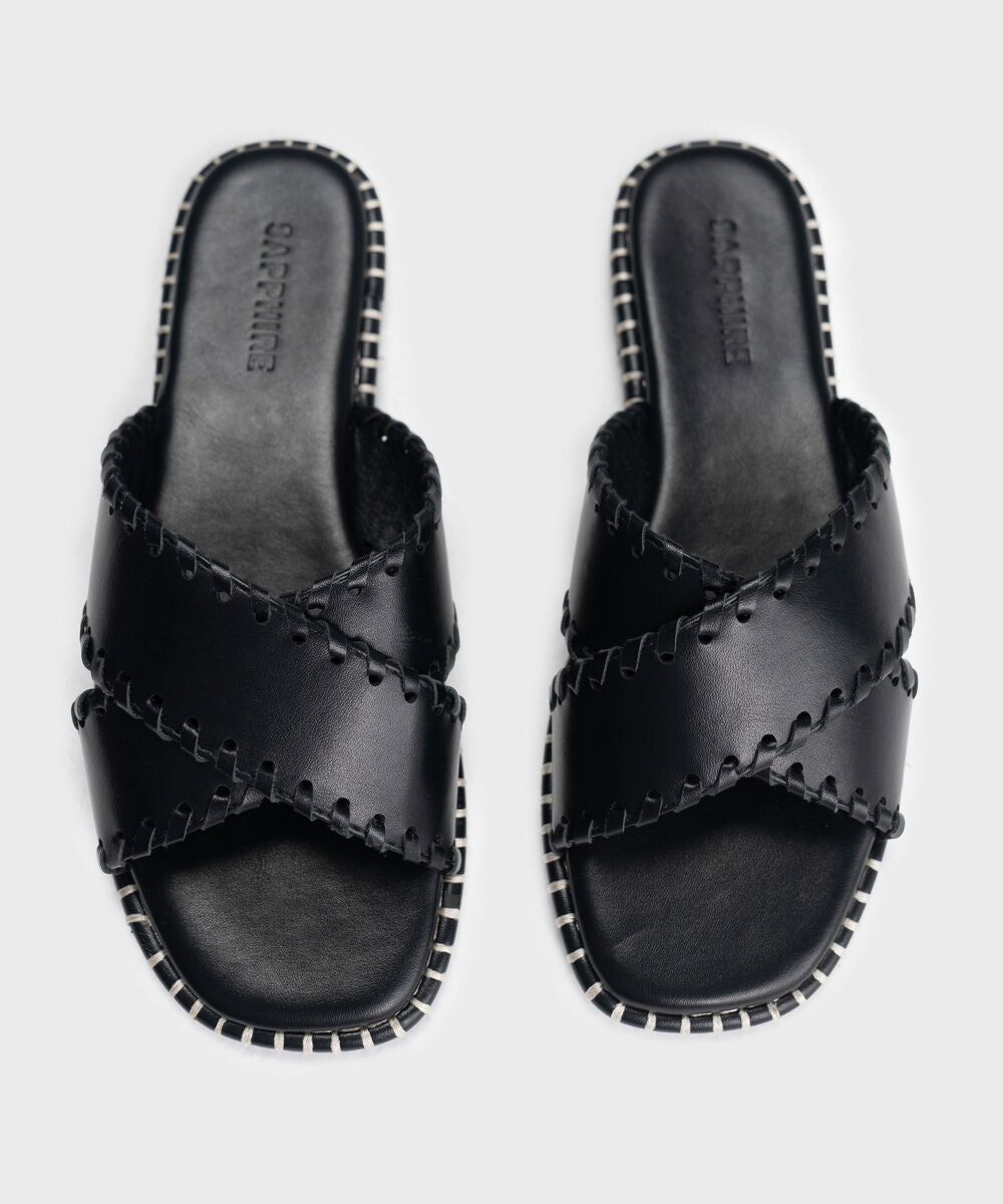 BLACK SANDALS 0000SL260009
