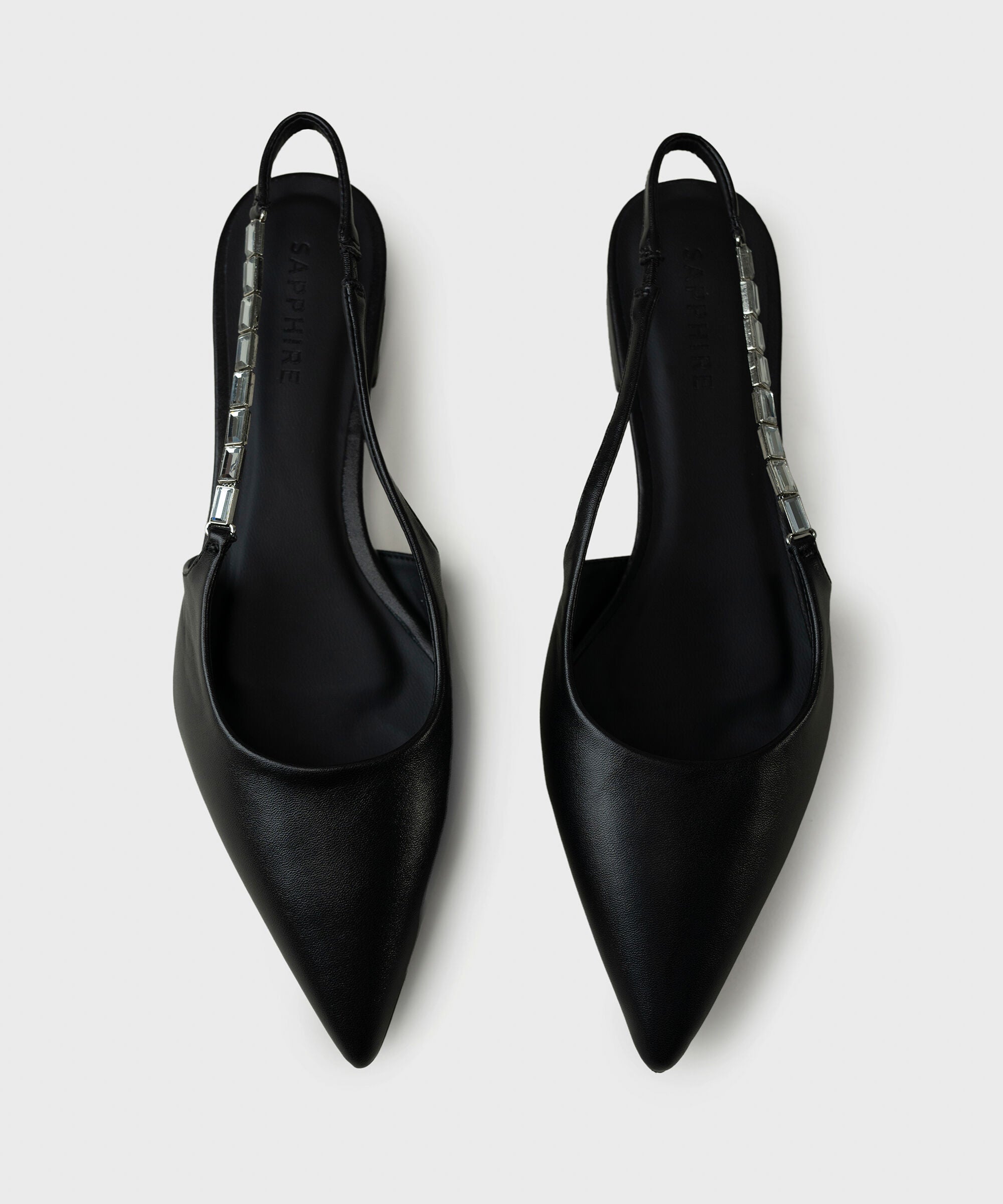 Black Slingback Heels