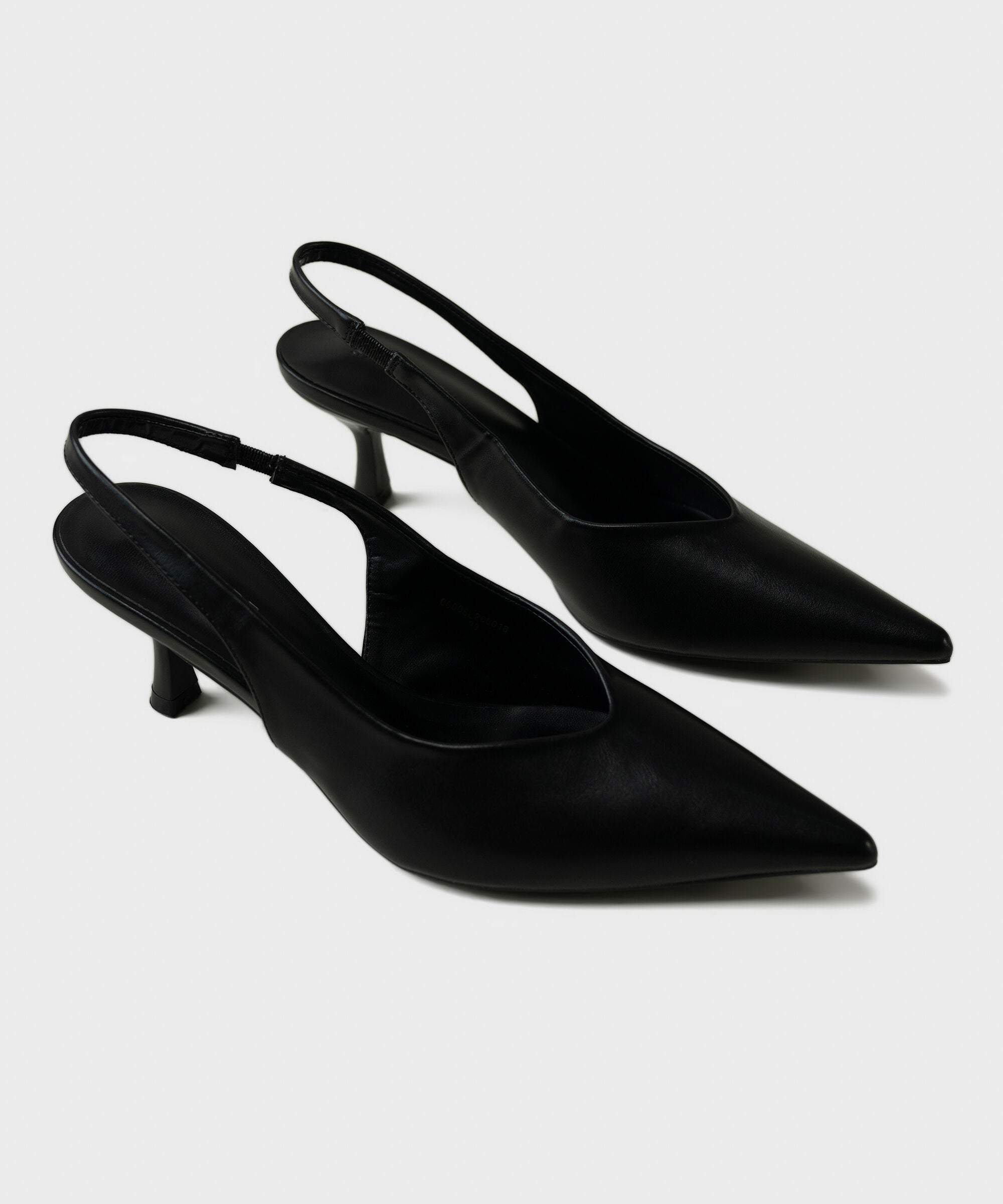 Black Slingback Heels