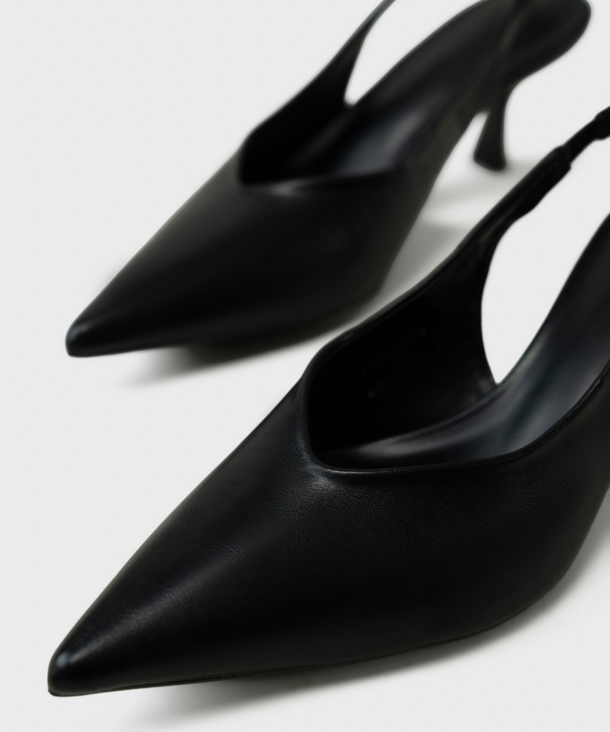 Black Slingback Heels