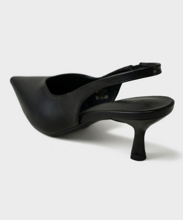 Black Slingback Heels