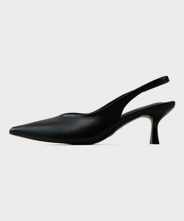 Black Slingback Heels