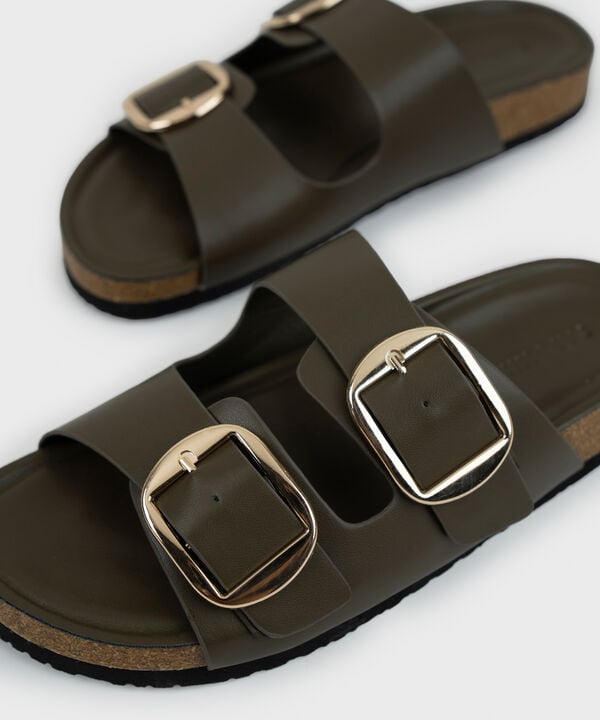 GREEN SANDALS