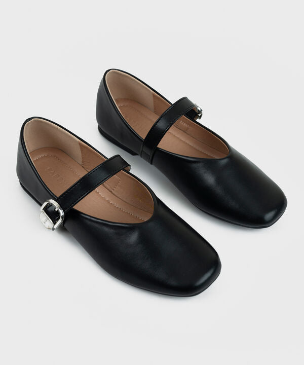 BLACK BALLERINA FLATS