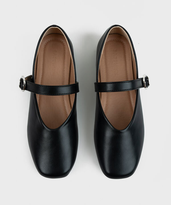 BLACK BALLERINA FLATS