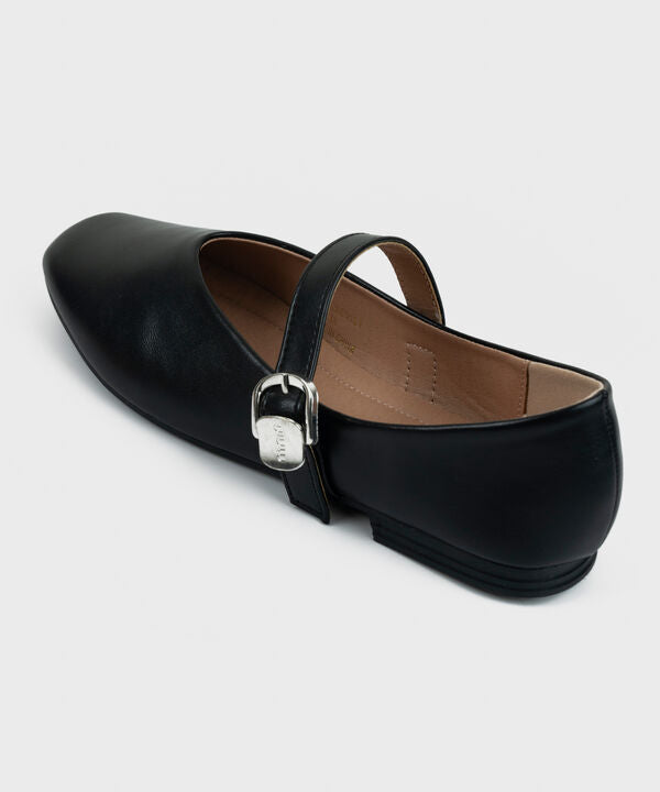 BLACK BALLERINA FLATS