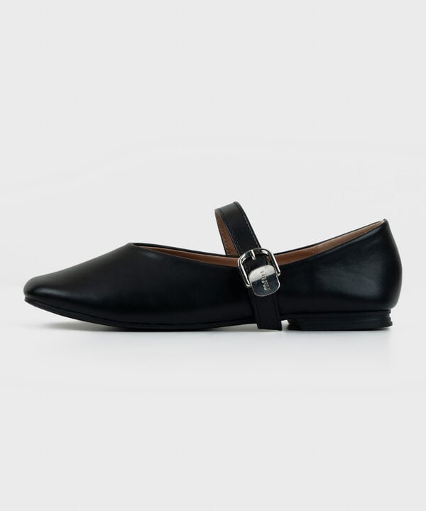 BLACK BALLERINA FLATS