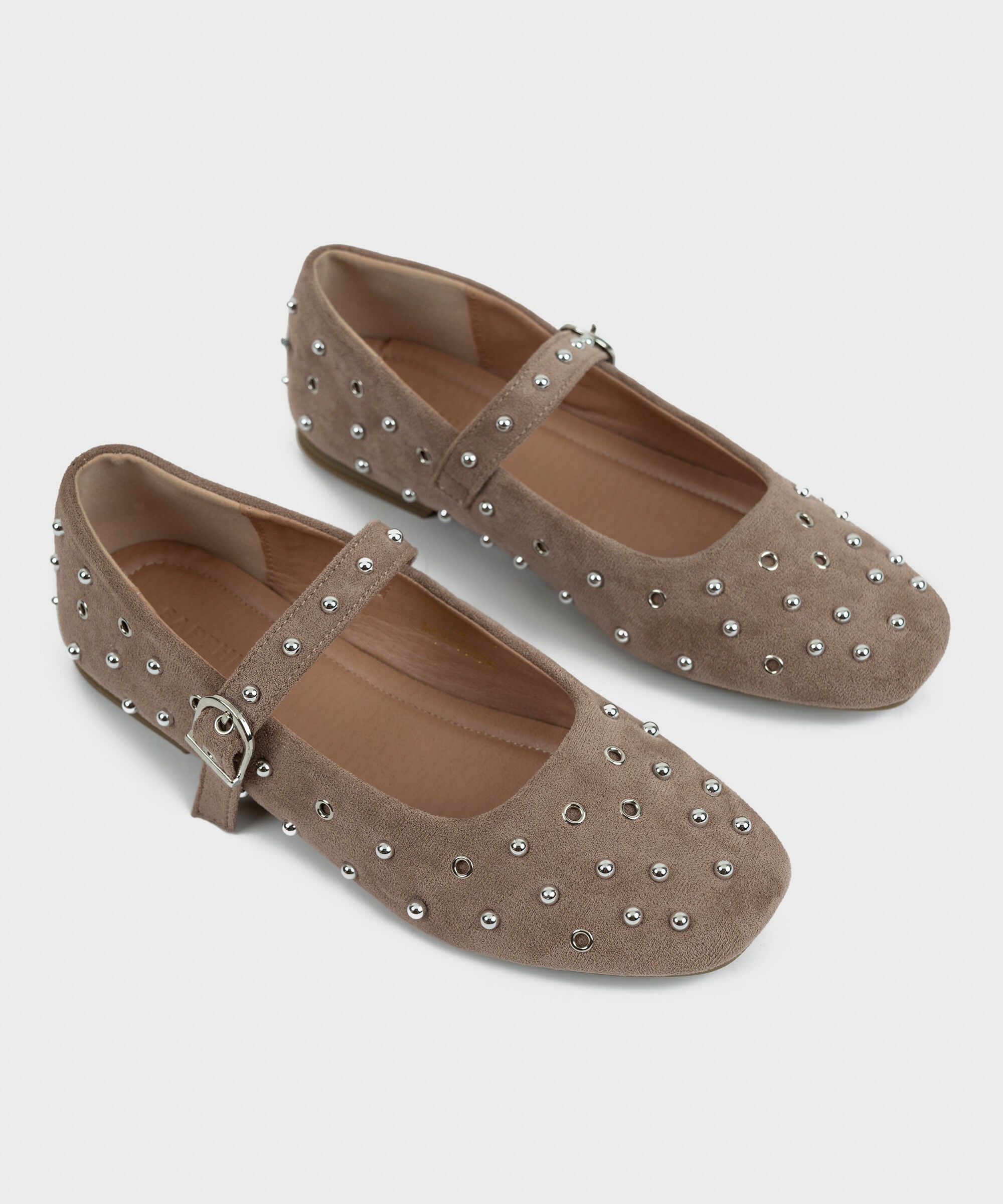 STUDDED BALLERINA FLATS 0000SL260032