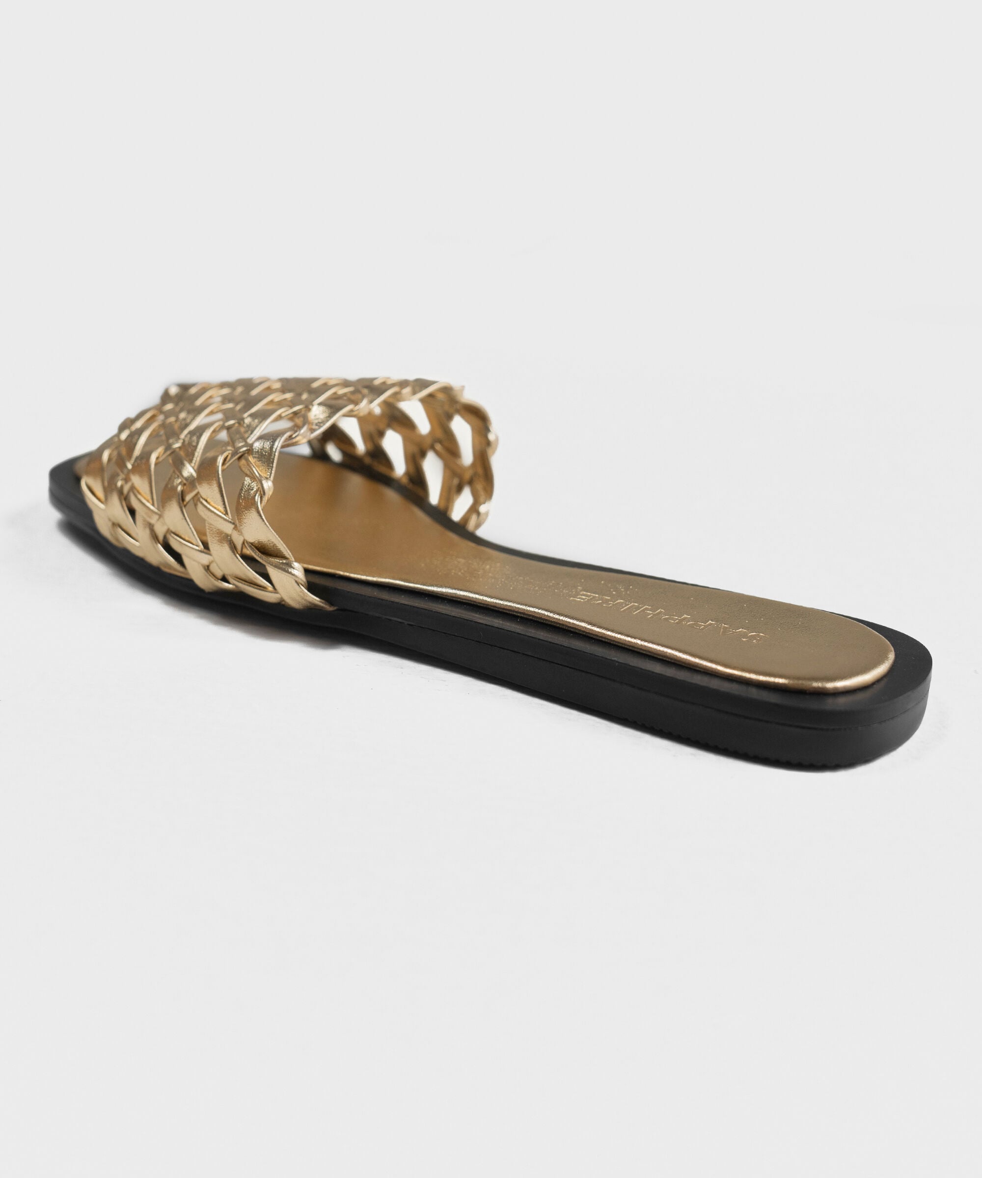 GOLD BRAIDED SANDALS 0000SL260035