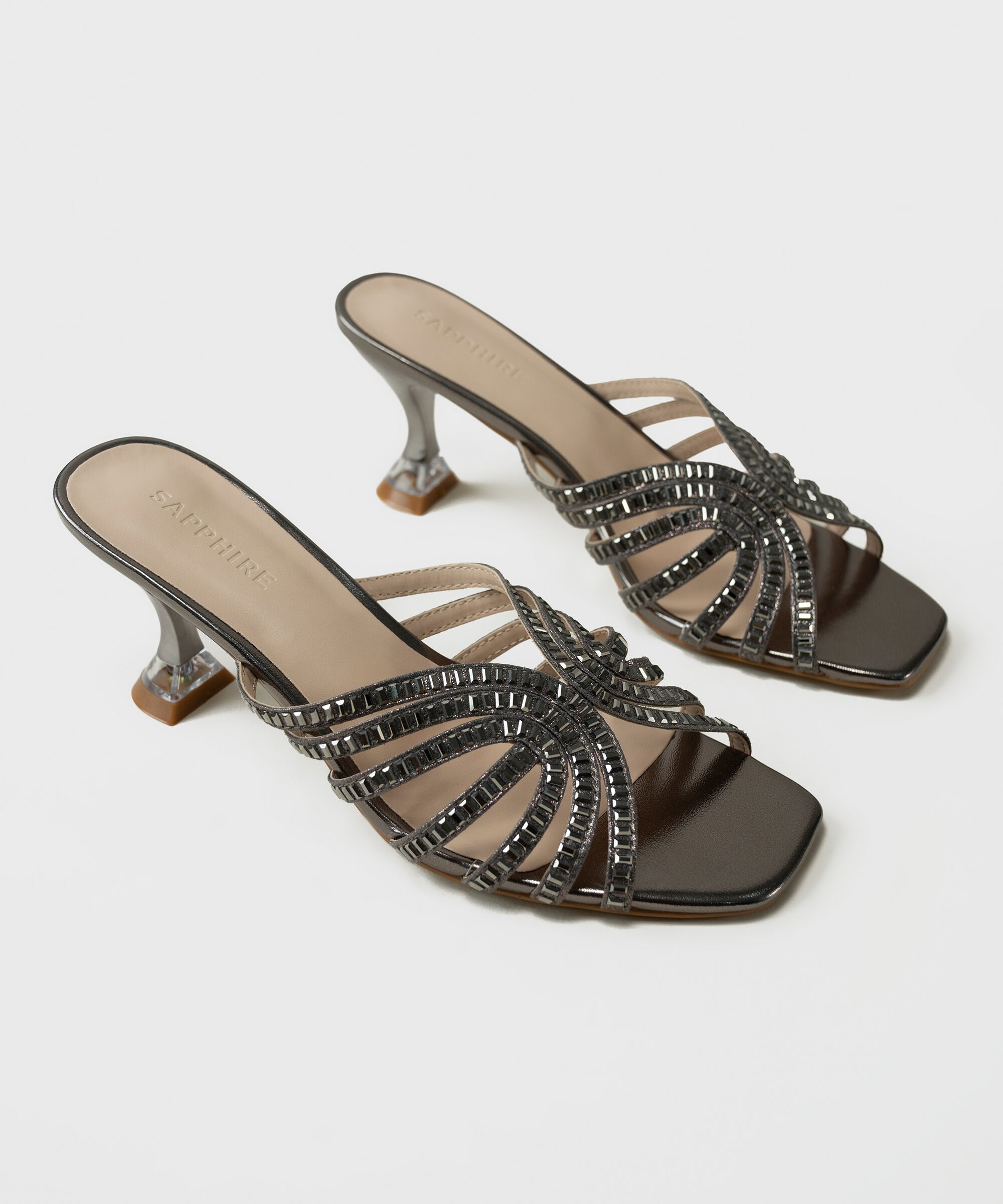 Gunmetal High Heels