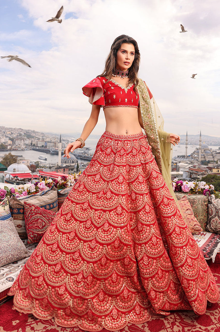 Jehan Lengha Choli - Dupatta