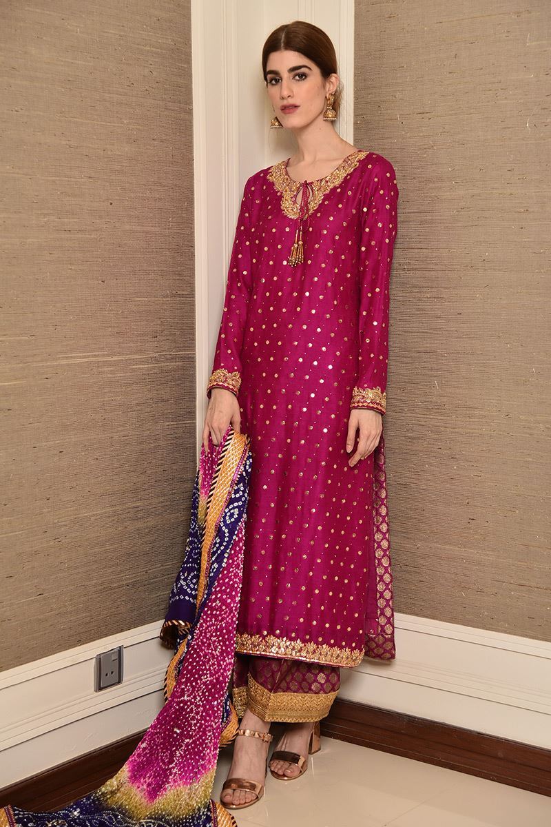 Fuchsia apparel with Timeless Appeal | Ansab Jahangir