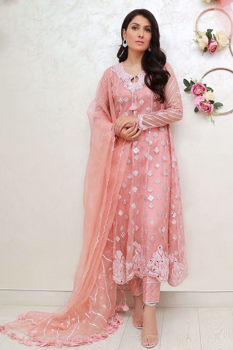 Belle rose Kalidaar and Dupatta