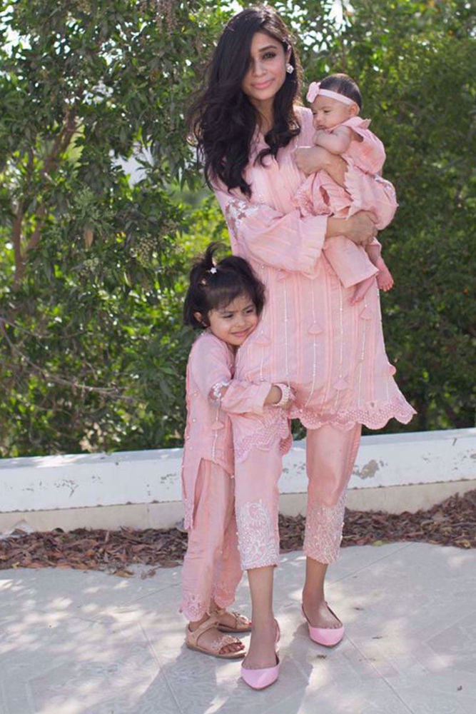 Pink harmony with Timeless Appeal | Ansab Jahangir