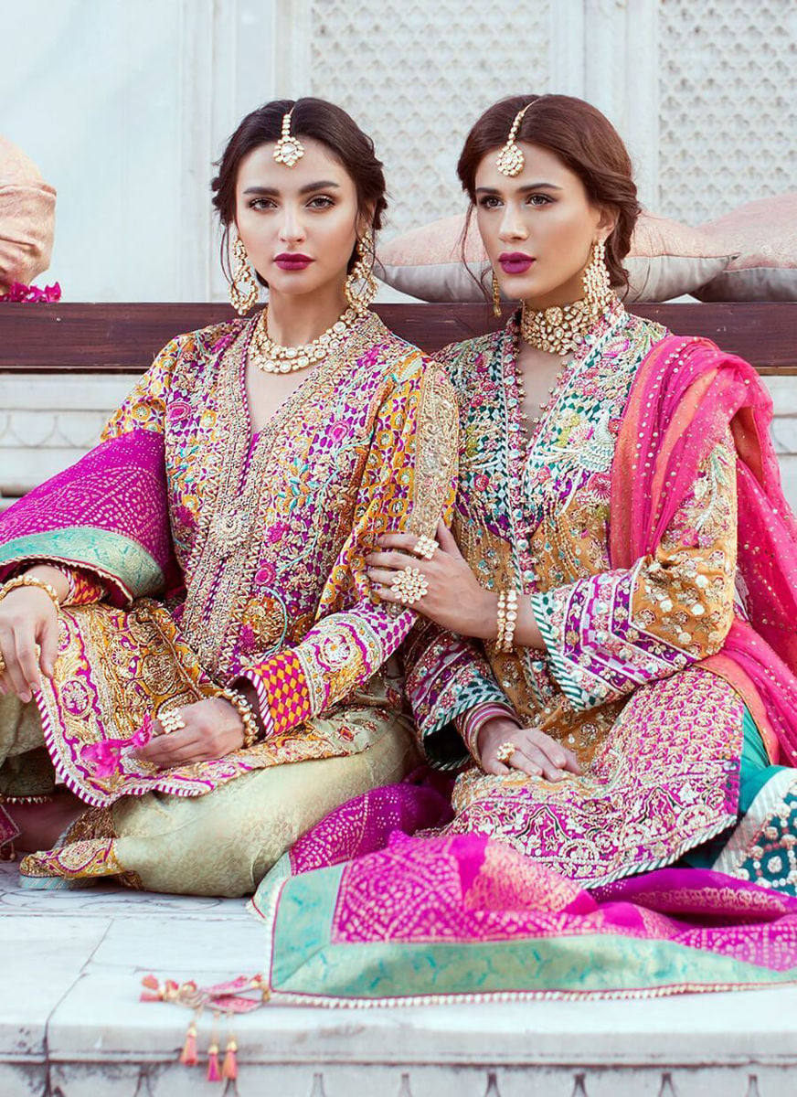 Burnt Orange Gota Kurta