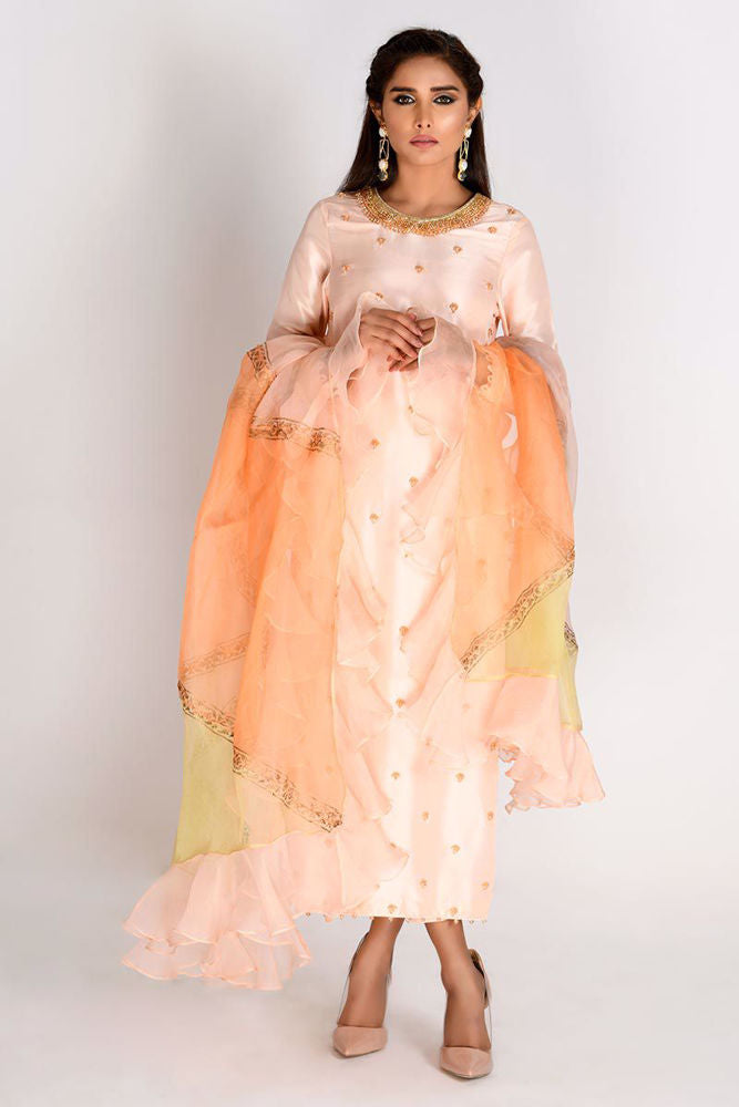 Peach Straight Shirt