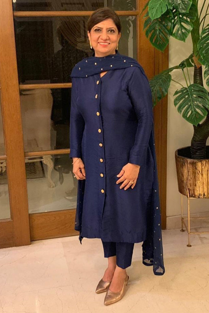 Ajn-003 with Fine Embroidery
