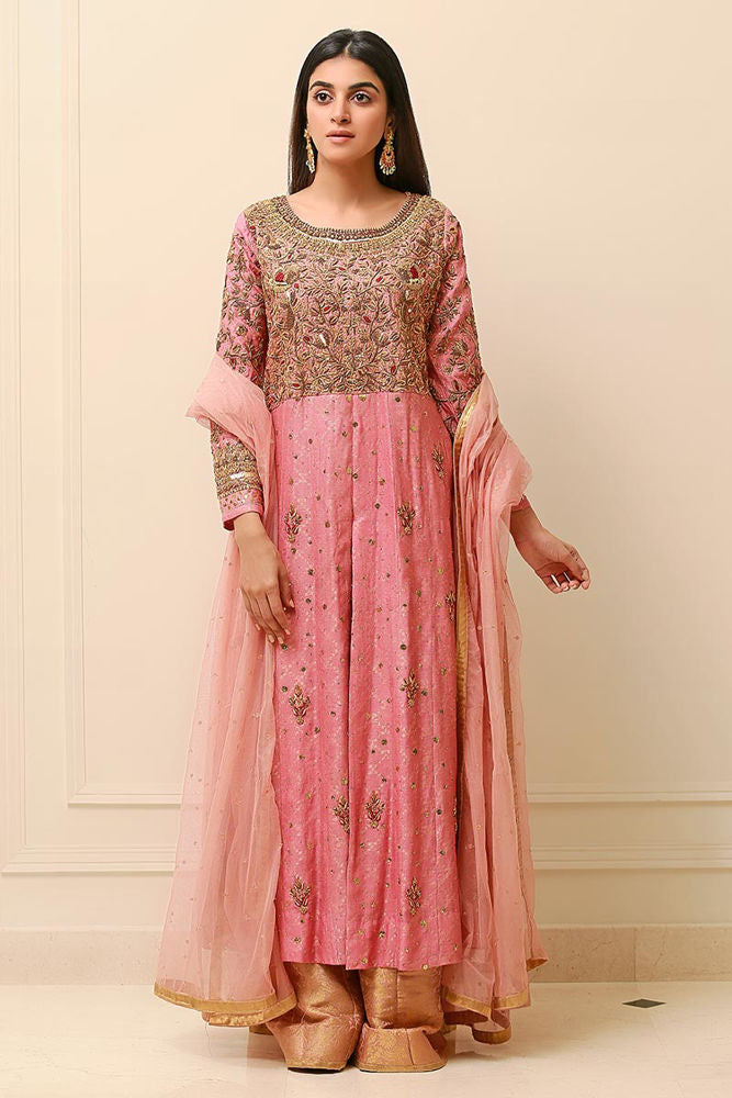 Ronaq with Fine Embroidery | Ansab Jahangir