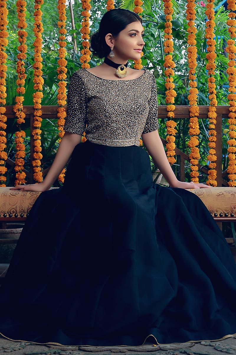 Black Mystery with Fine Embroidery | Ansab Jahangir