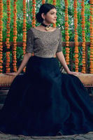 Black Mystery with Fine Embroidery | Ansab Jahangir