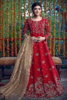 Red Auric with Modern Styling | Ansab Jahangir