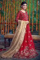 Red Auric with Modern Styling | Ansab Jahangir
