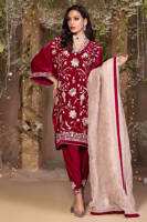 Red Chrysanthemum with Pants