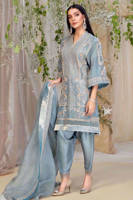 Tissue organza box cut with Pants