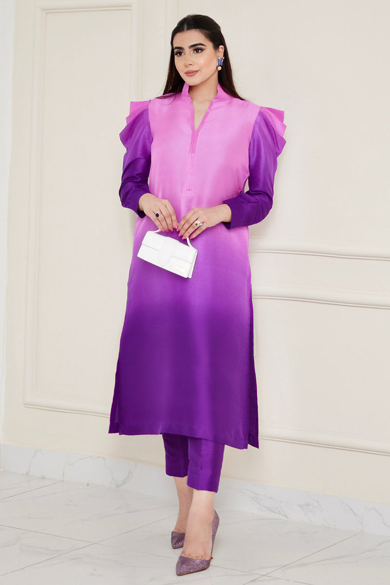 Shaded - Fluorescent Luxe Silk