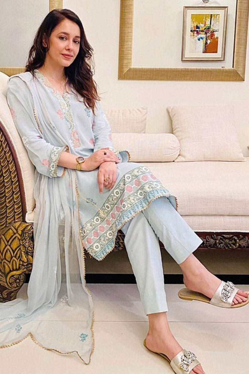 Starlight Shirt and Dupatta With Pants