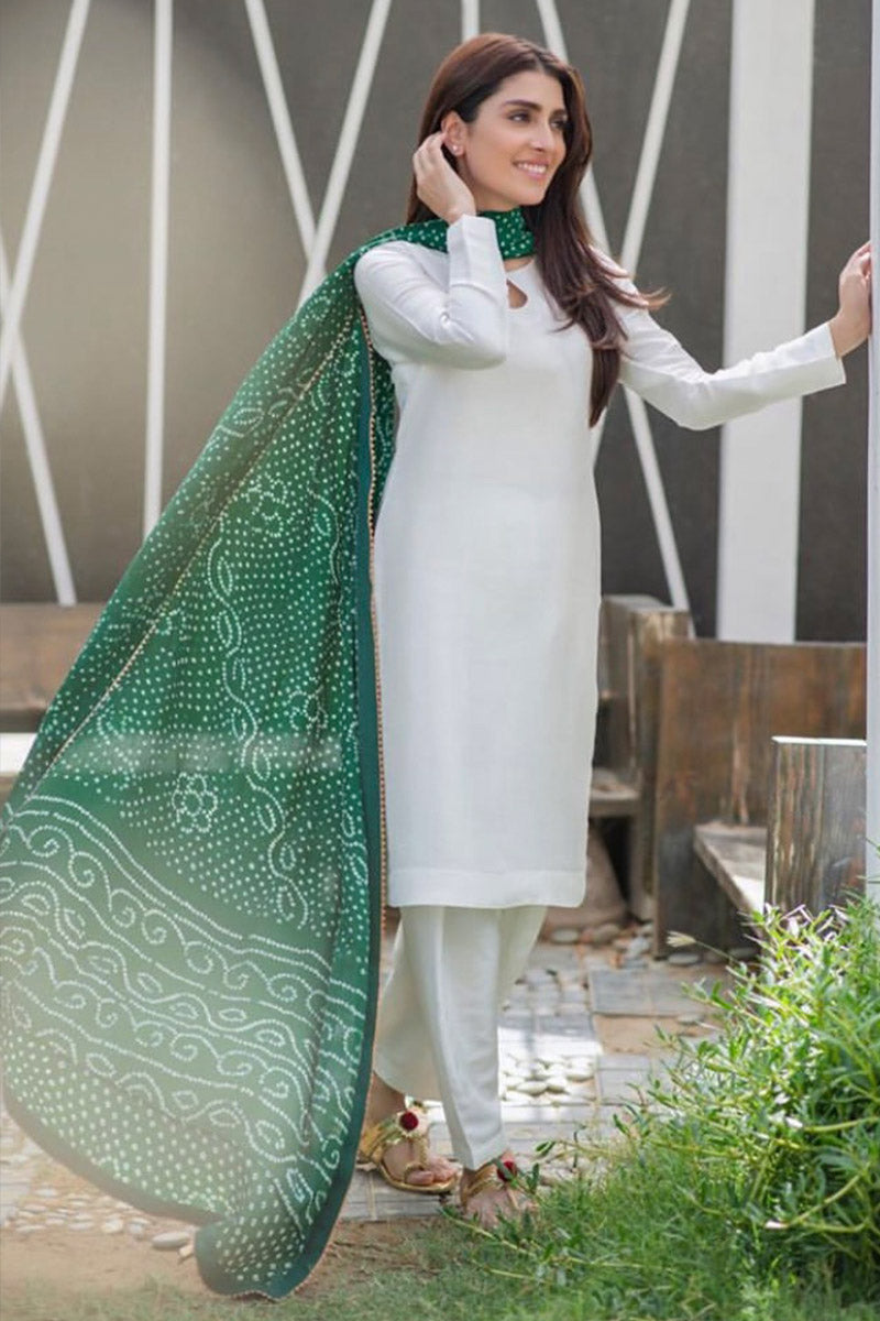 Flame Shirt and Dupatta