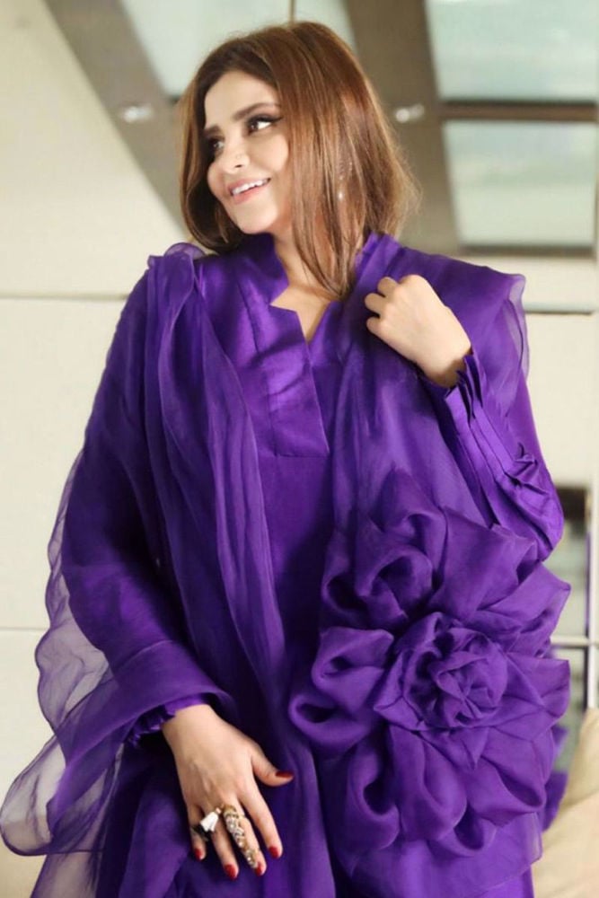 Violet Royality Shirt and Dupatta