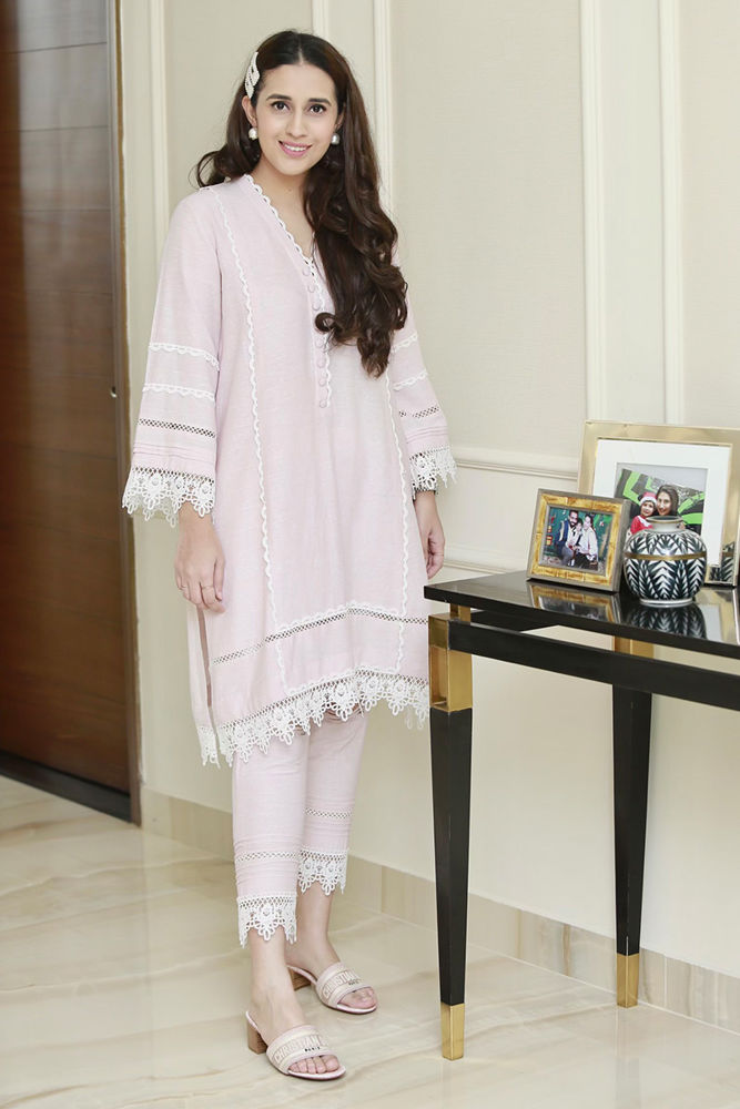 Winter Blossom with Fine Embroidery | Ansab Jahangir