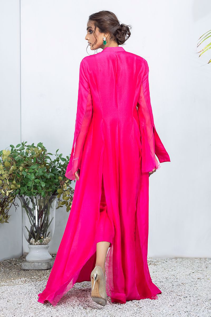 Gota Dupatta Magenta