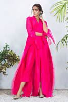 Gota Dupatta Magenta