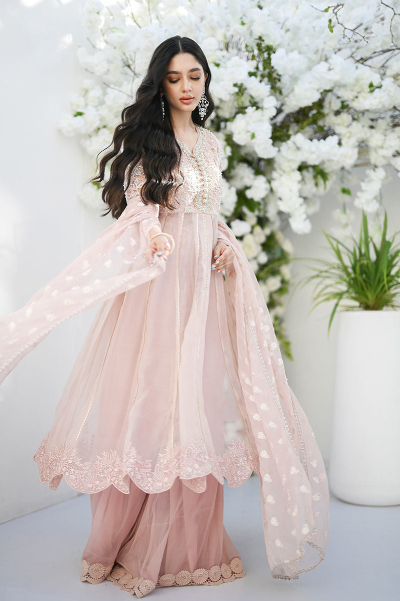 Soft Pink Tiana - Shirt And Dupatta