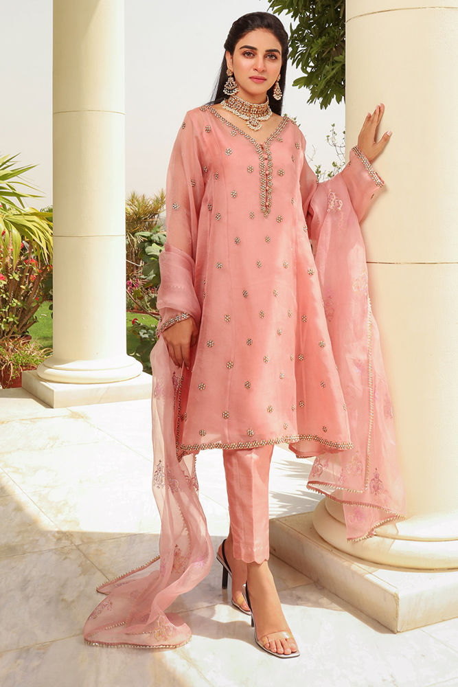 Moon Glow Shirt and Dupatta With Pants