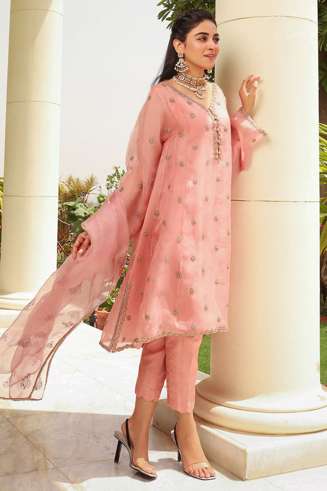 Moon Glow Shirt and Dupatta With Pants