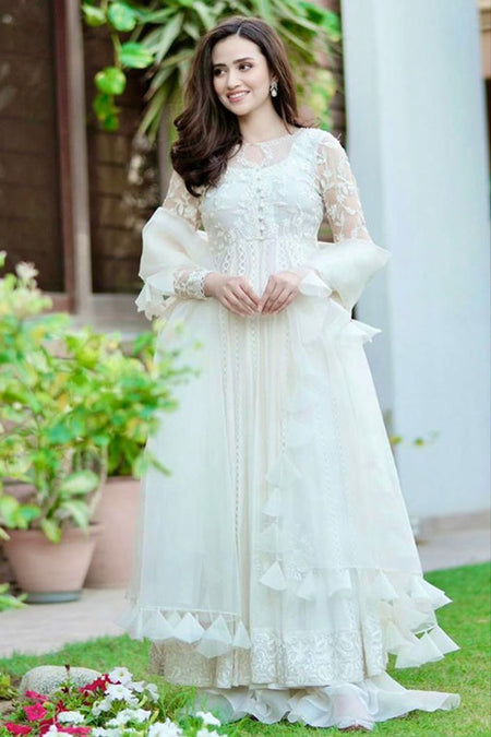 Morning Glory Kalidaar and Dupatta With Pants