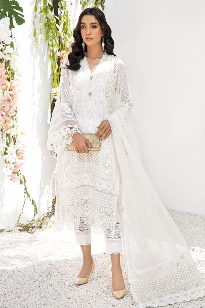 Classic Chikankari With Dupatta